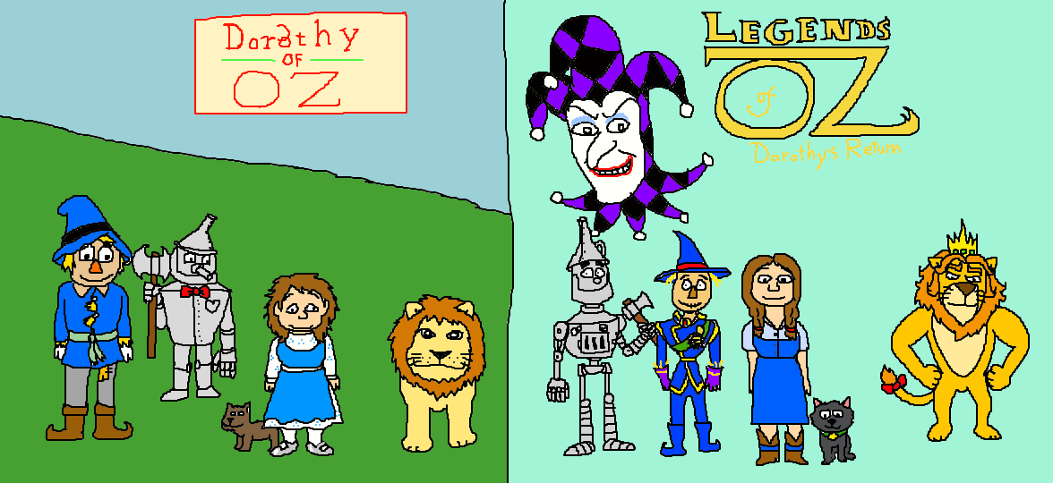Film and Book Comparisons: Dorothy of Oz by LuciferTheShort on DeviantArt