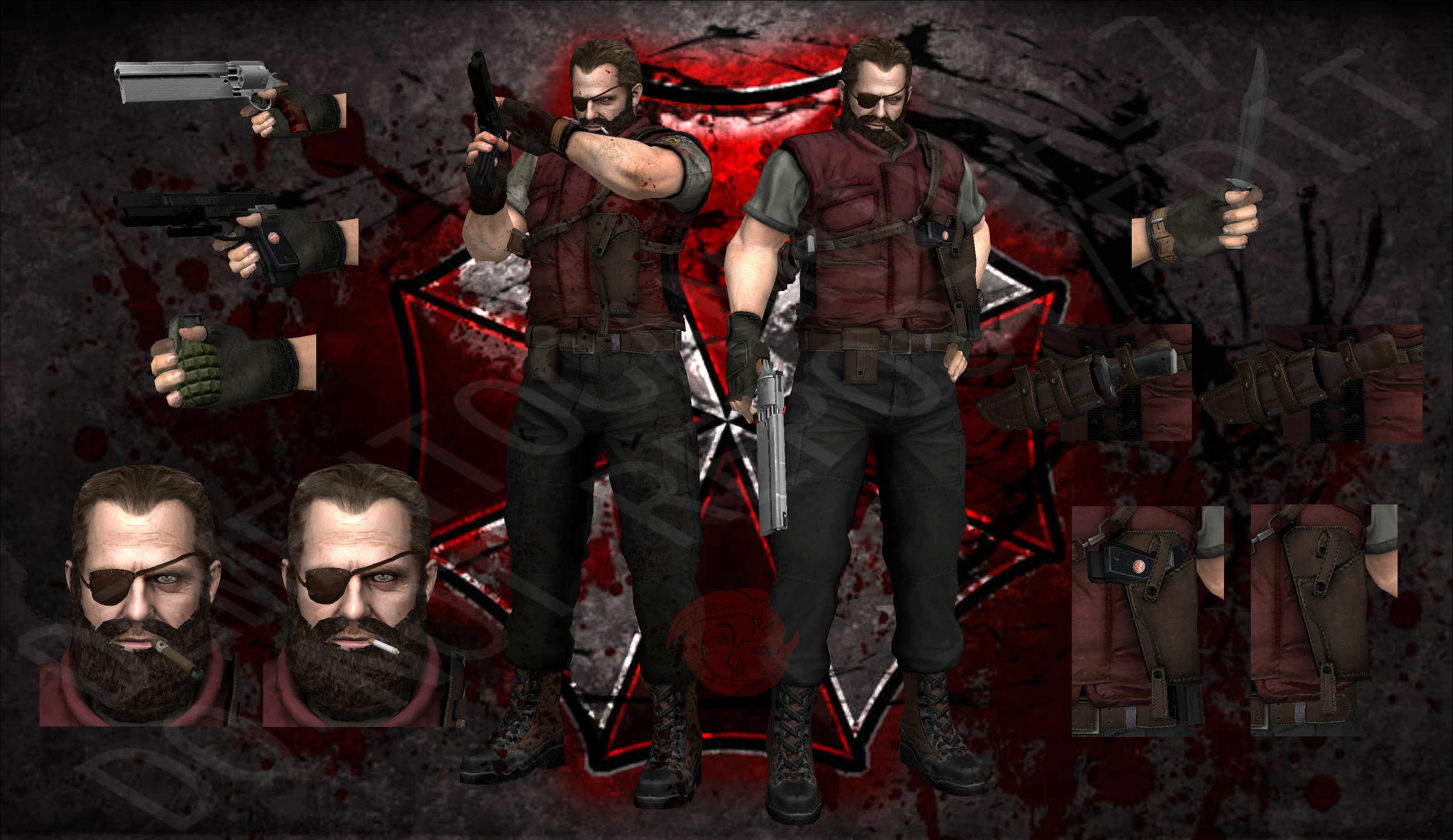 Download Play as Claire Redfield or Barry Burton in Resident Evil