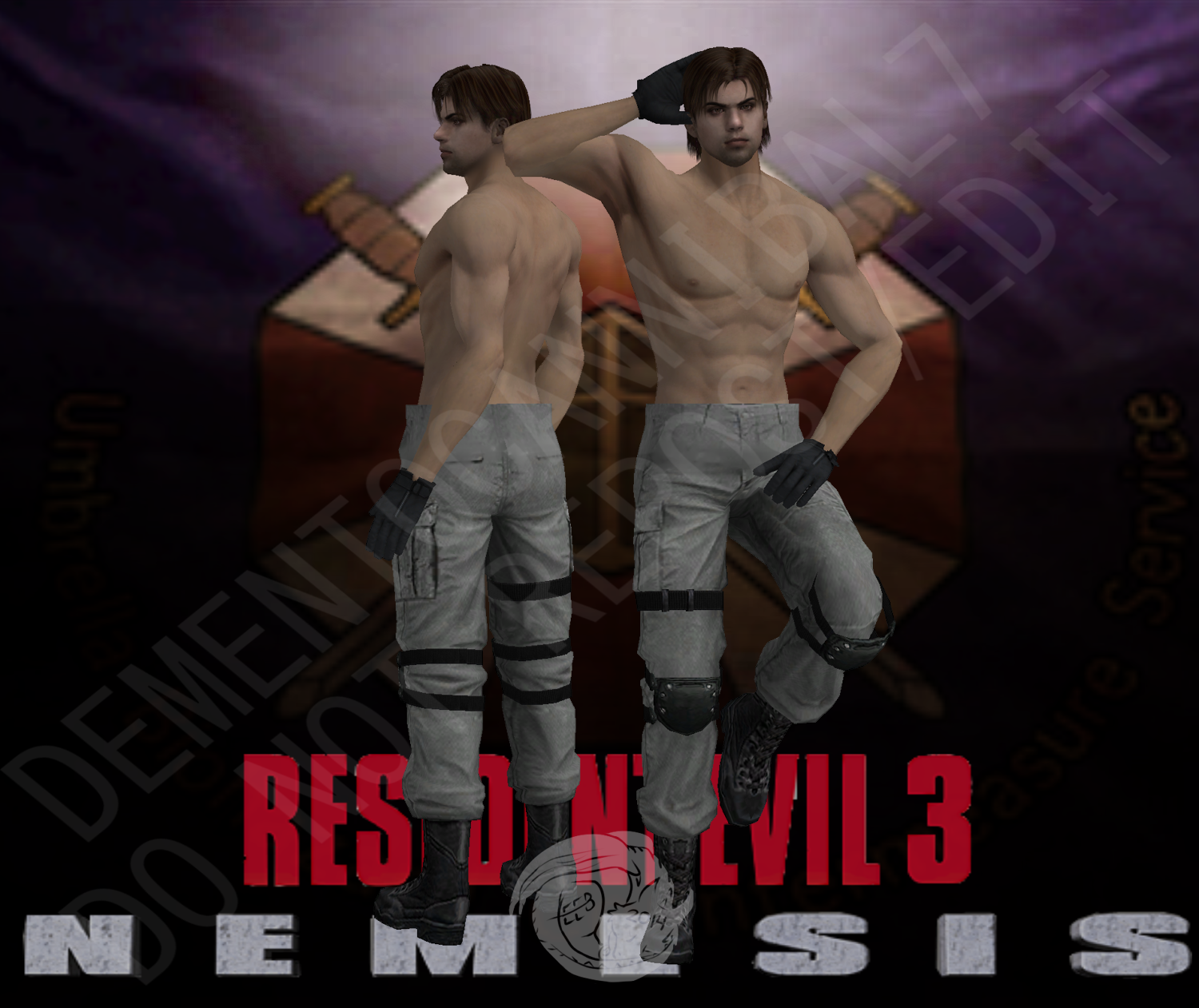Carlos Shirtless XNA by DementoCannibal7 on DeviantArt