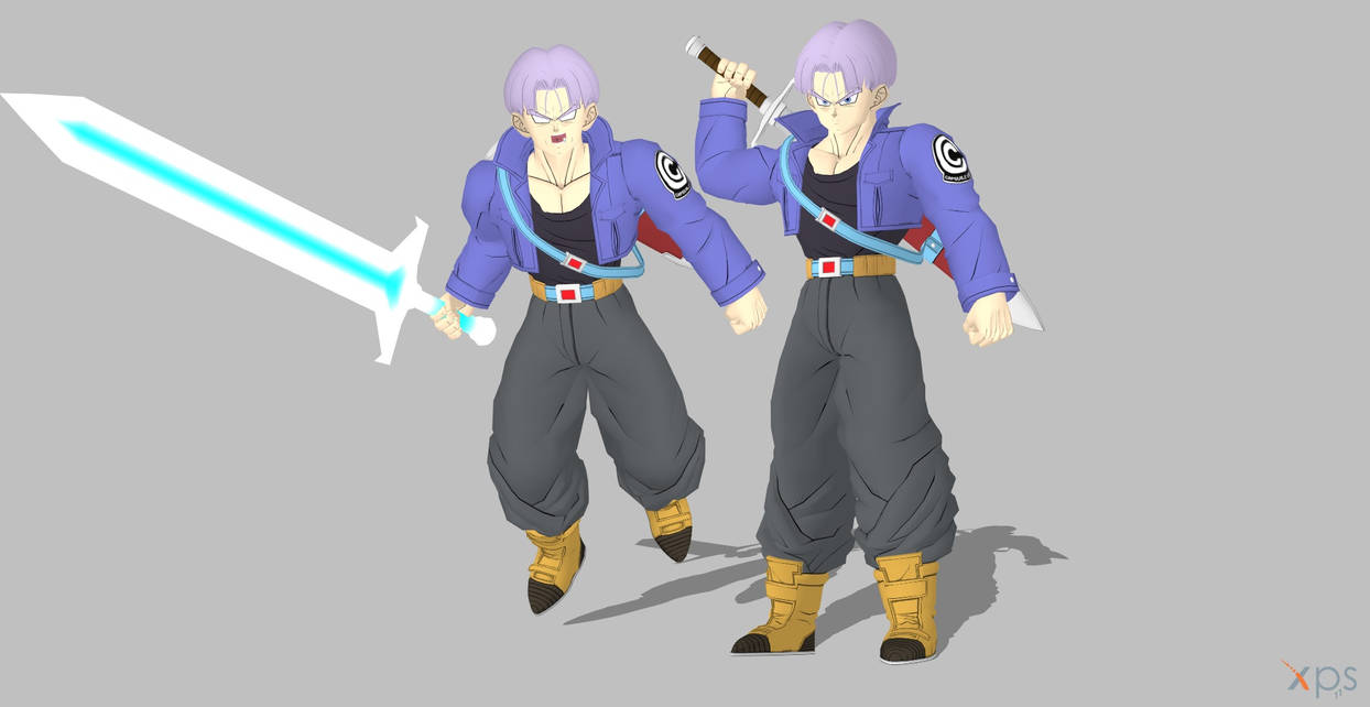 DBFZ Trunks (Base Form) by BlinkJisooXPS on DeviantArt