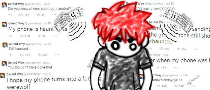 Gerard Way and his haunted phone