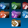 MS Office Folders icon set