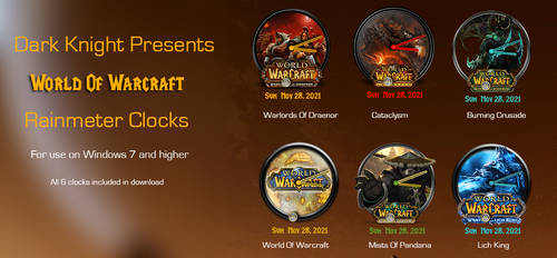 World Of Warcraft Clocks