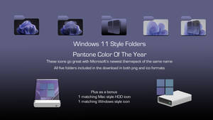 Pantone Color of The Year Folder Icons