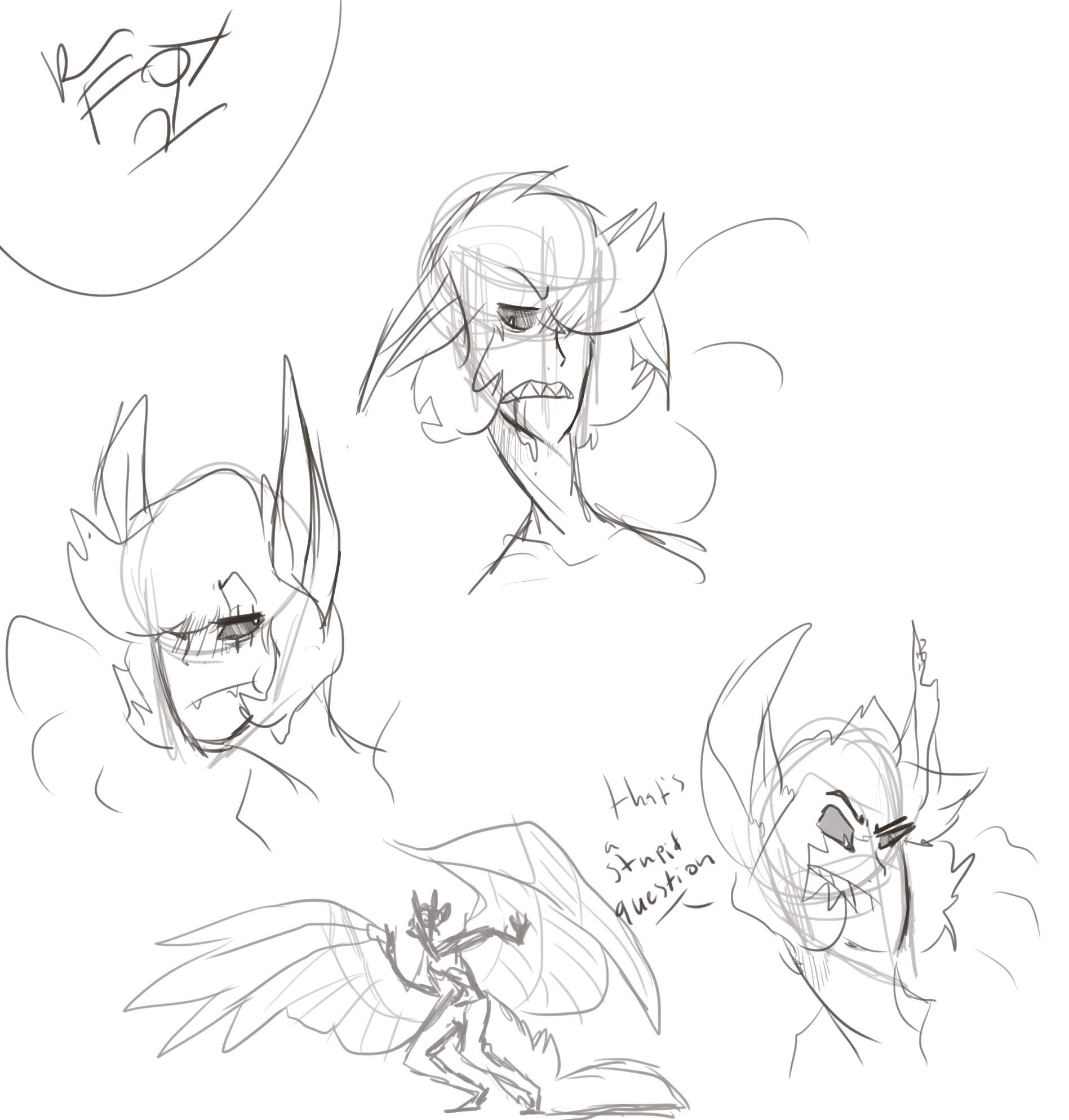 Kishin warm up sketches by R00ND0G on DeviantArt