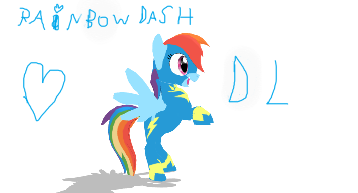 Rainbow Dash wonderbolt (DL) by MMDEg on DeviantArt