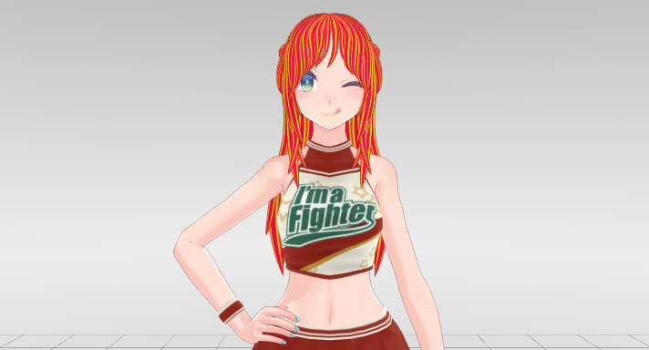 Sunset Shimmer Cheerleader (DL) by MMDEg on DeviantArt