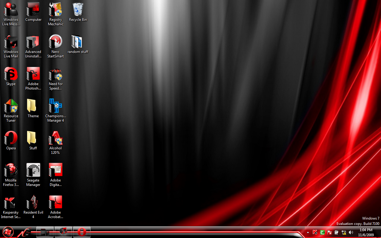 Windows 7 red wallpapers and images - wallpapers, pictures, photos