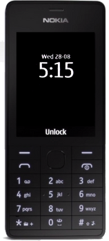 Nokia 515 minimal black theme