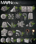 Mayan Vector Icon Pack by kampollo