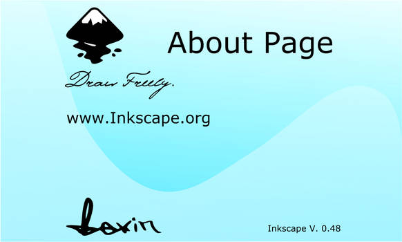 Inkscape about page submission
