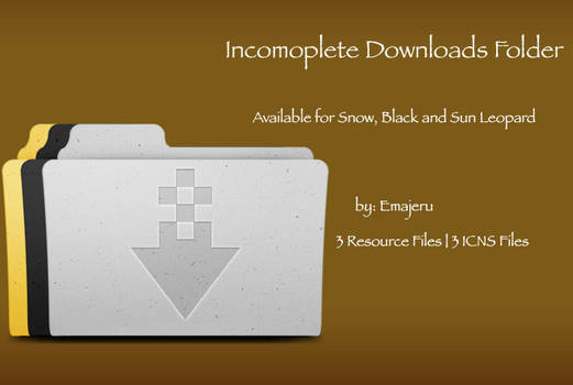 Incomplete Downloads Folder
