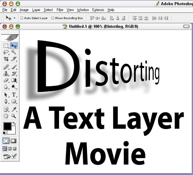 Distorting a Text Layer V-2