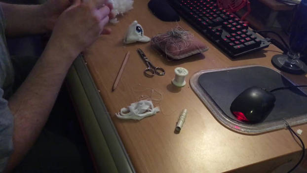 Creation Process of a sholder plush