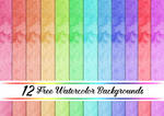 12 Free Watercolour Backgrounds