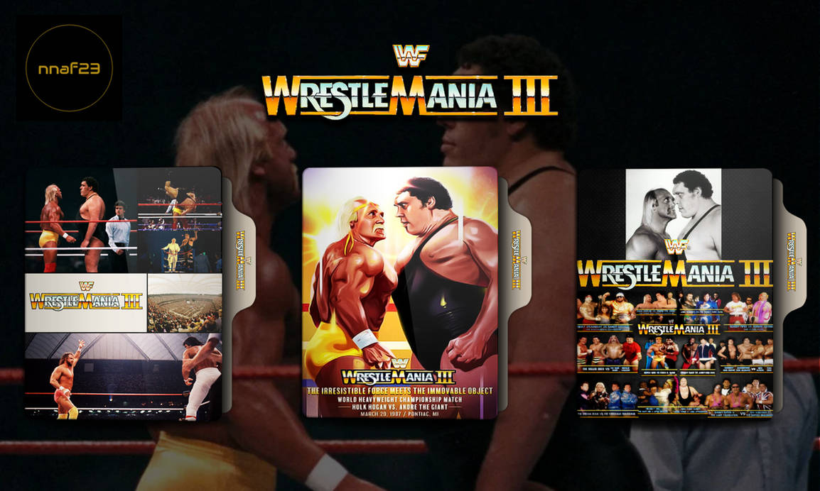 Wrestlemania 3 (1987) by nnaf23 on DeviantArt