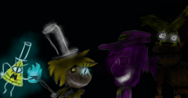 Bill Cipher vs Purple Man by sramos4102 by sramos4102 on DeviantArt