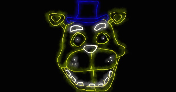 Glow in the dark Golden Freddy by sramos4102 on DeviantArt