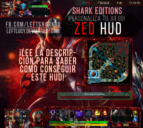 ZED HUD League Of Legends!