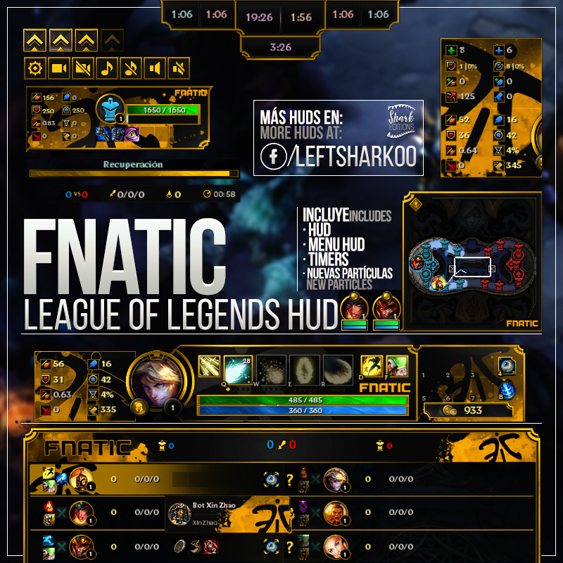 Fnatic Team League of Legends HUD