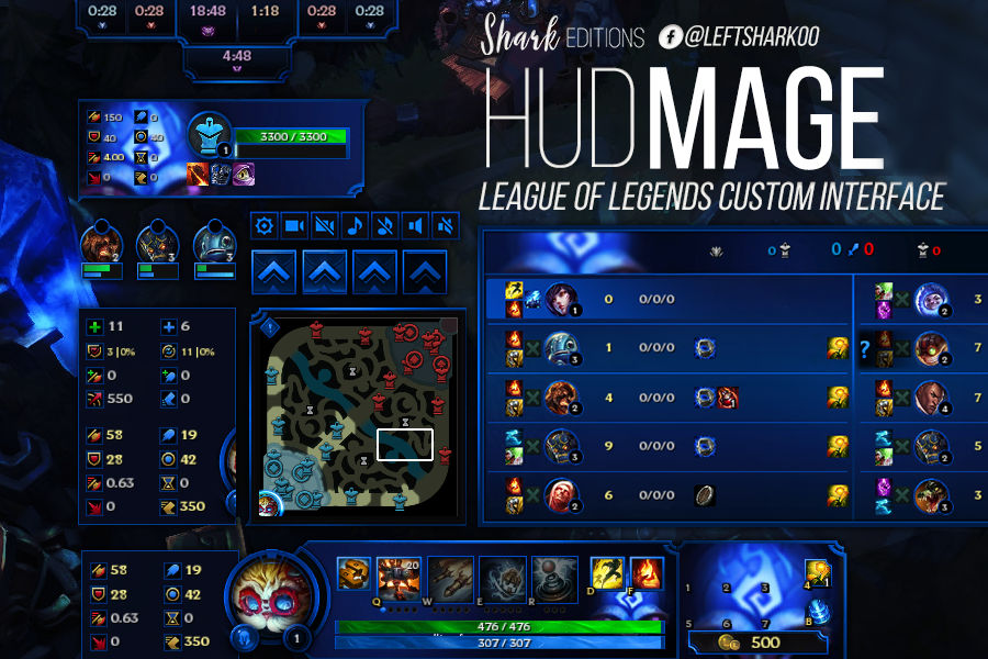Mage HUD League of Legends by LeftLucy on DeviantArt
