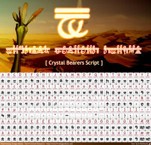 Crystal Bearers Script - font
