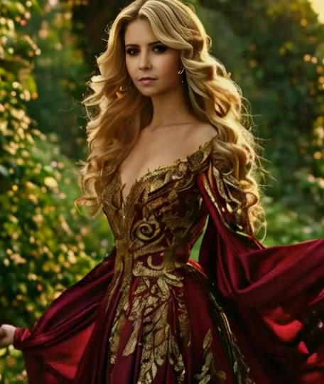 Goddess of the forest by Iam8lu3 on DeviantArt
