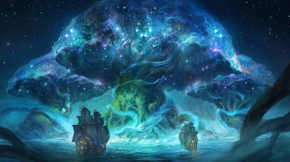 Cosmic Forest - multiple layers (PSD)