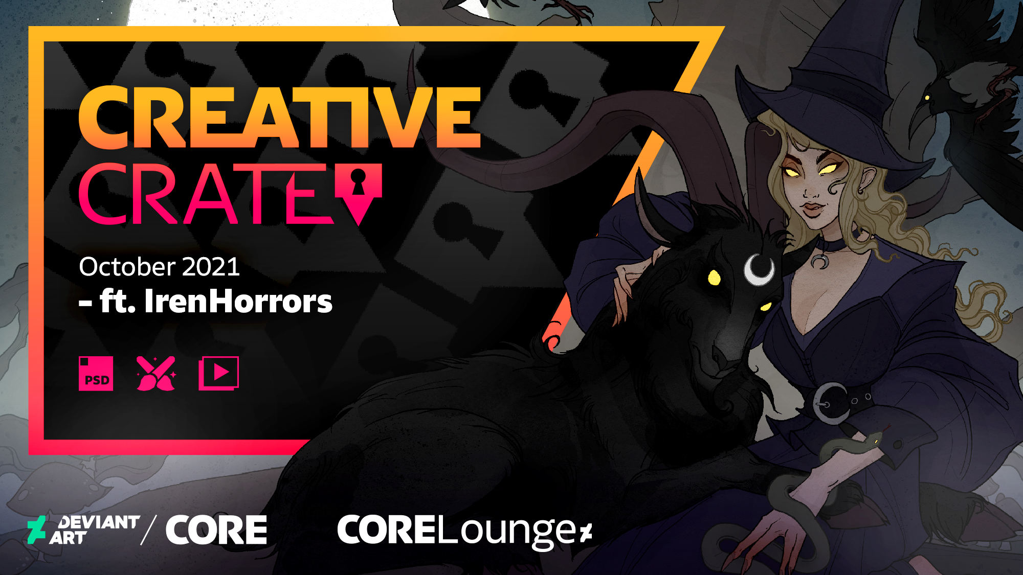 Creative Crate, October 2021 - IrenHorrors by CoreLounge on DeviantArt