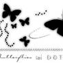 Butterflies and Dots Brushes