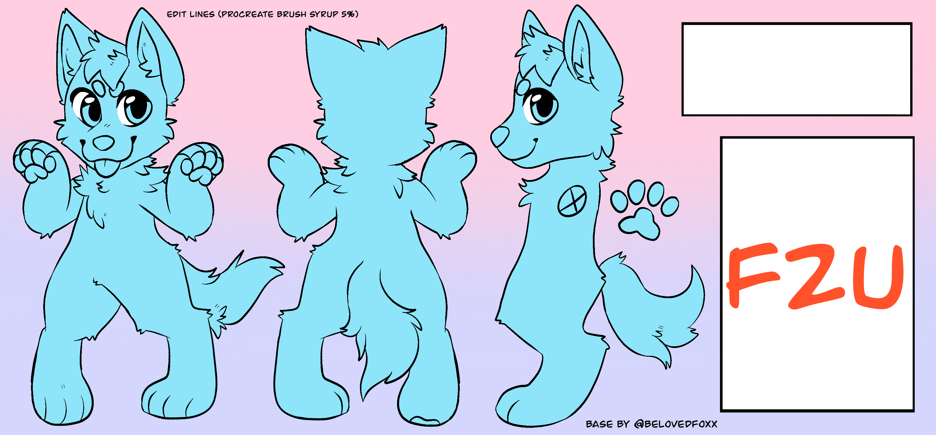 F2U CANINE BASE by BelovedFoxx on DeviantArt