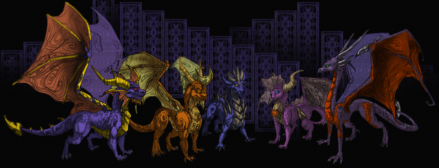 Spyro Dark Companion Line Up