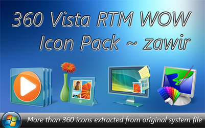 Vista RTM WOW PNG Icon Pack