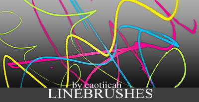Line brushes by caotiicah
