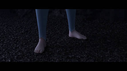 semi frozen on feet