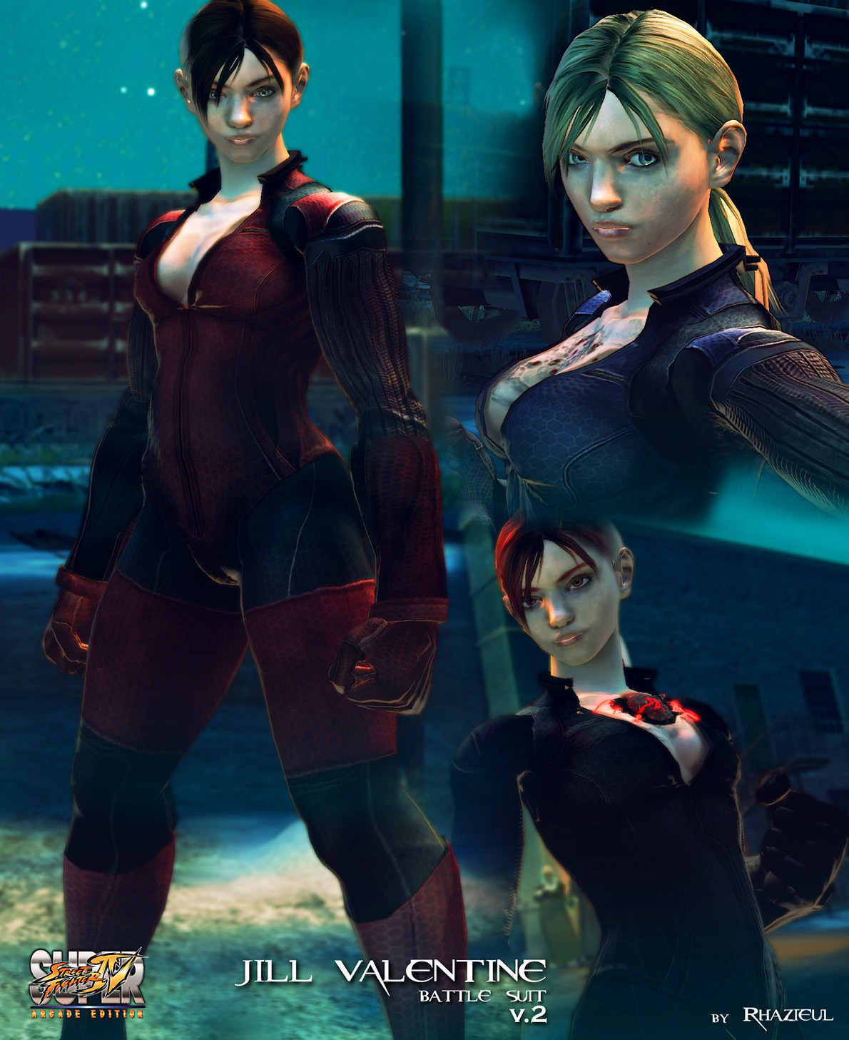 Cammy - Jill Valentine battle suit v.2 mod