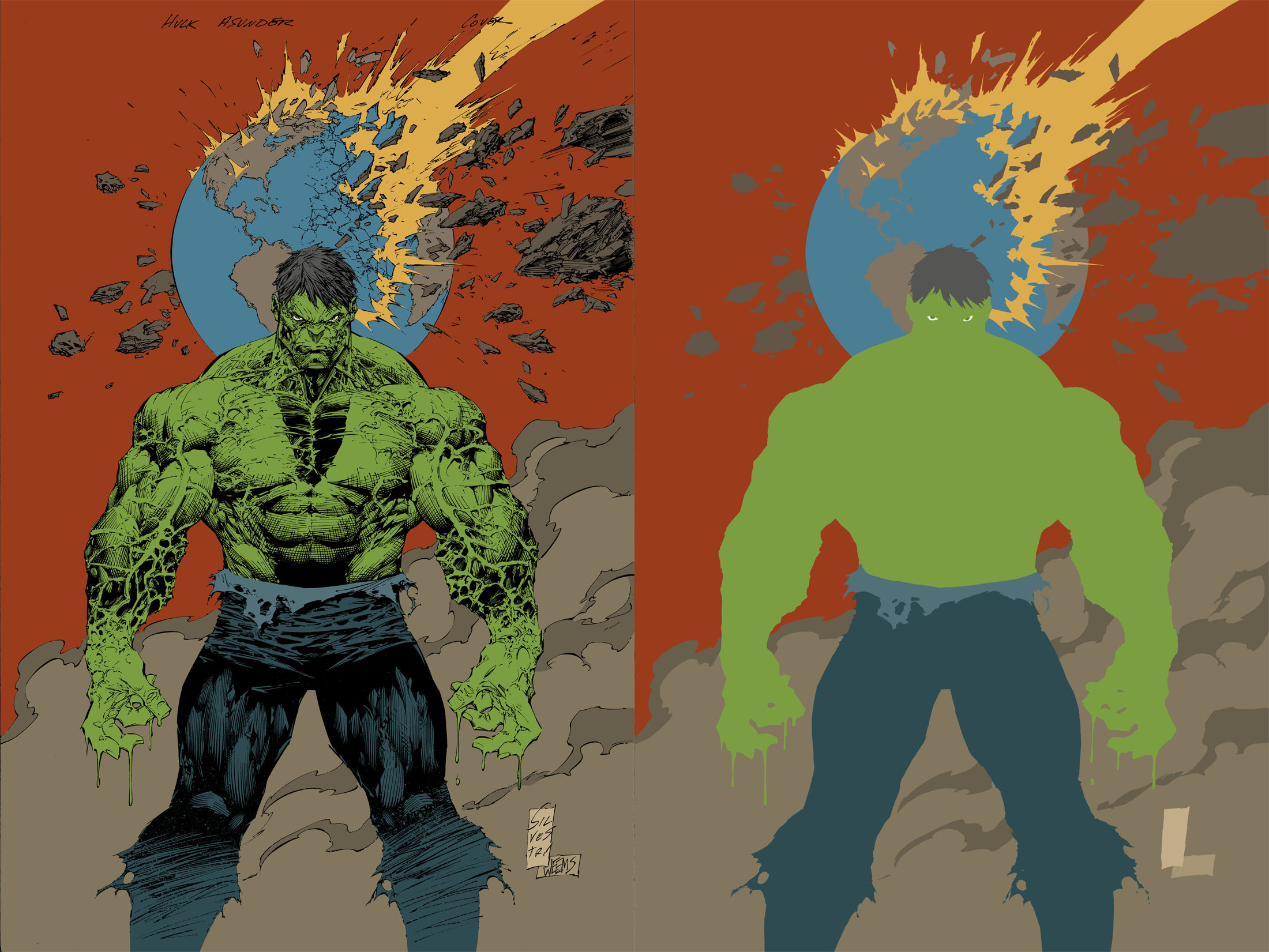 hulk asunder 1 FLATS by jotazombie on DeviantArt