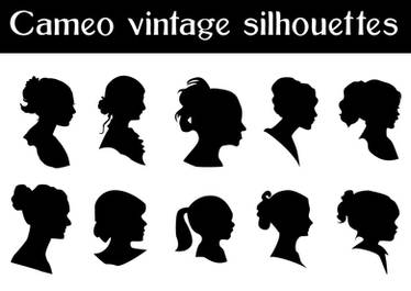 vector Cameo silhouettes