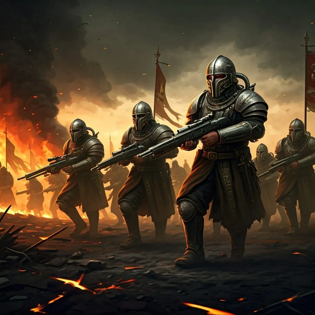 Dark Age space soldiers 2 by jindar on DeviantArt