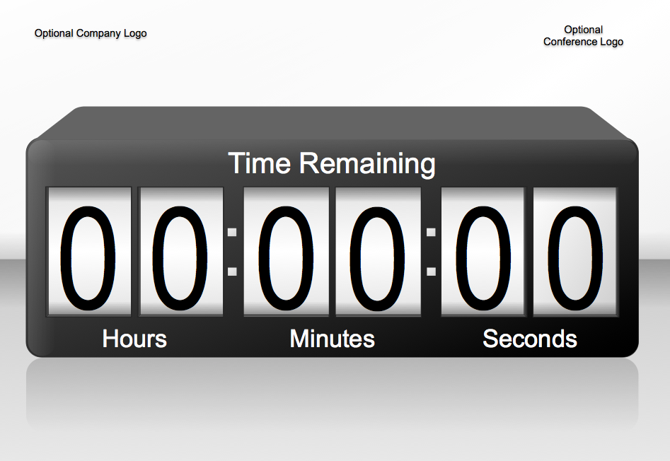 digital countdown timer for powerpoint