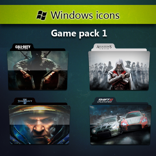 Folder Icons Game Pack 1