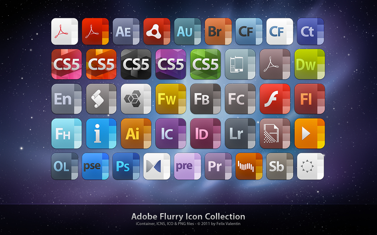 Adobe Flurry Icon Collection