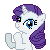 Clapping Pony Icon - Rarity by TariToons