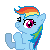 Clapping Pony Icon - Rainbow Dash