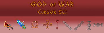 God of War Cursor Set