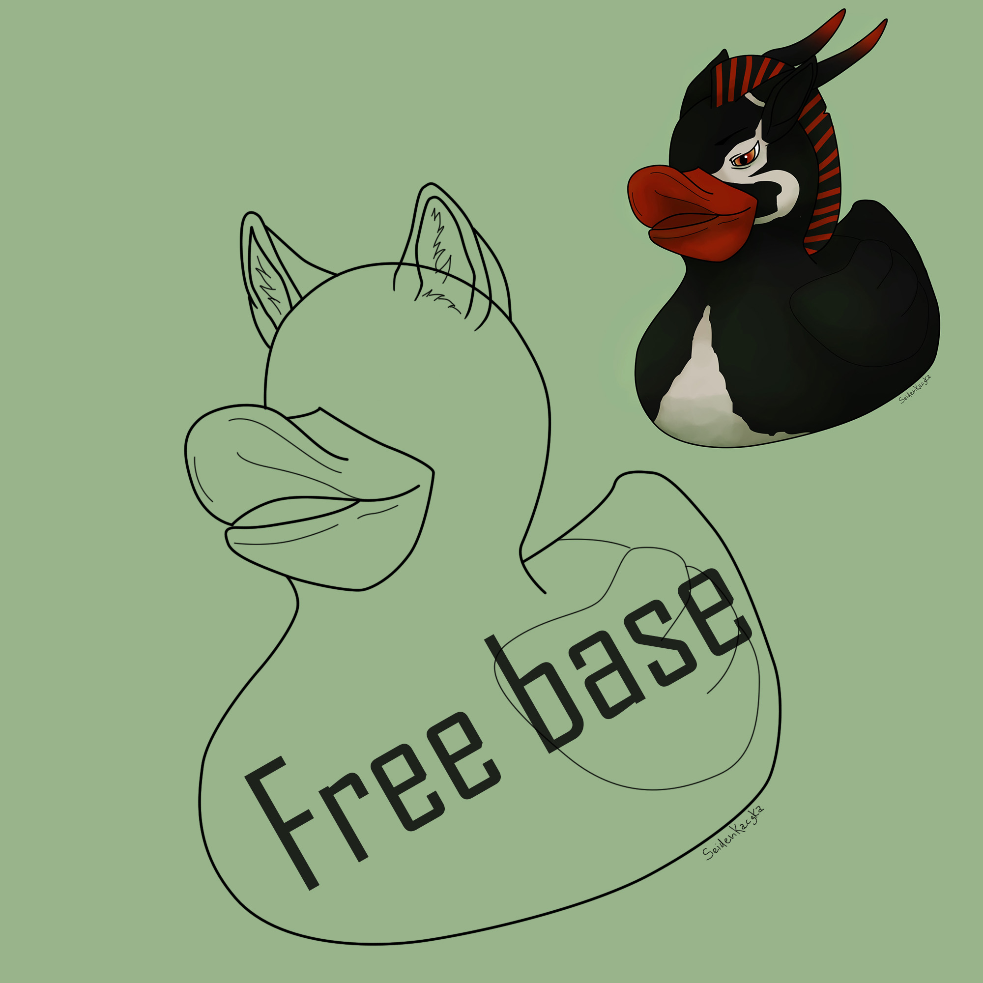Instant Duck Base Duck base by Seiden-Stocks on DeviantArt