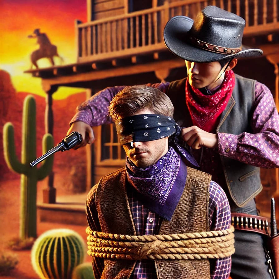 Cowboy ropes game by hogtiedcowboywithgag on DeviantArt