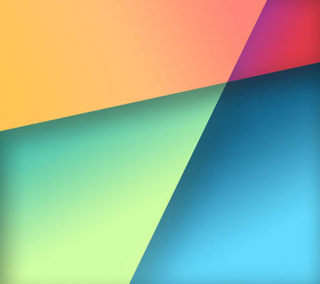 Nexus 7 Stock Wallpaper in Google Play Colors
