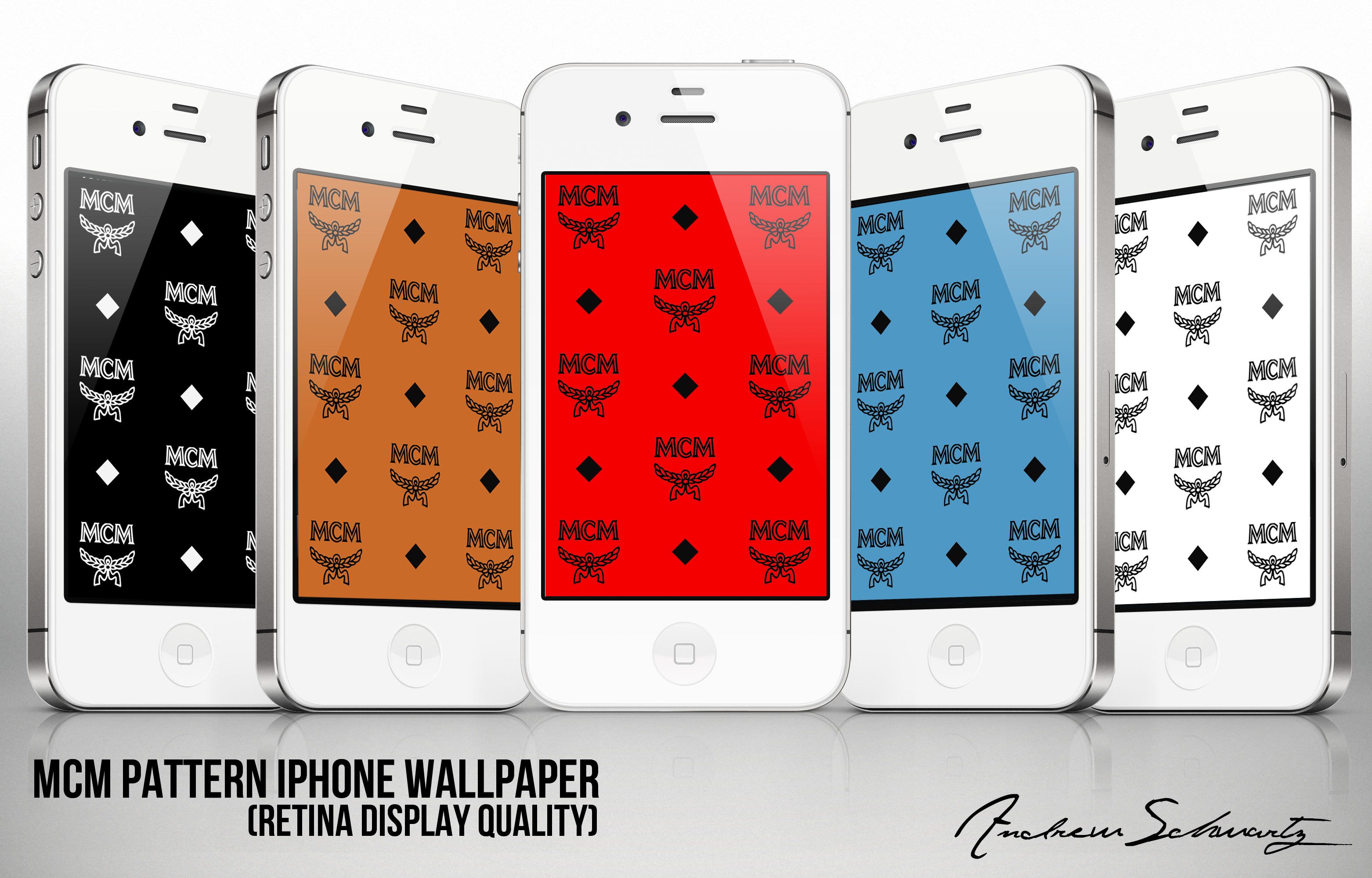 MCM iPhone Wallpaper Pack by