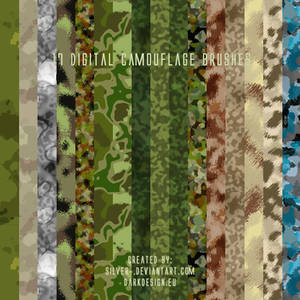 Digital Camouflage Brushes